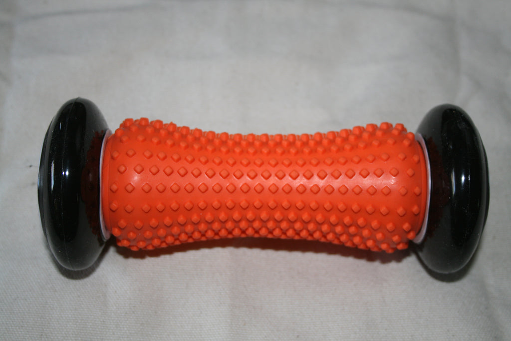 H&S Fußmassageroller Orange/Schwarz – NEU & OVP