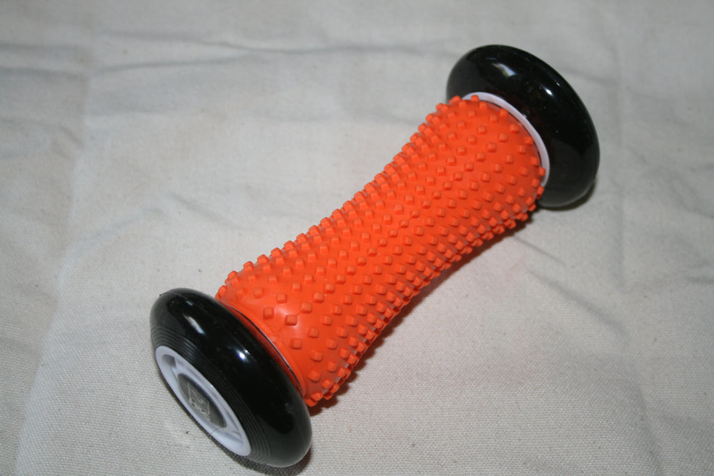 H&S Fußmassageroller Orange/Schwarz – NEU & OVP