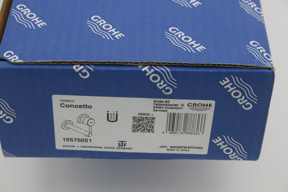 GROHE Concetto 19575001 Waschtischarmatur Unterputz Wandarmatur Chrom – Neu
