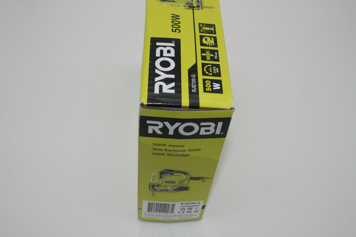 RYOBI RJS720-G Stichsäge 500W 3000 Hub/min 72mm kabelgebunden – Neu