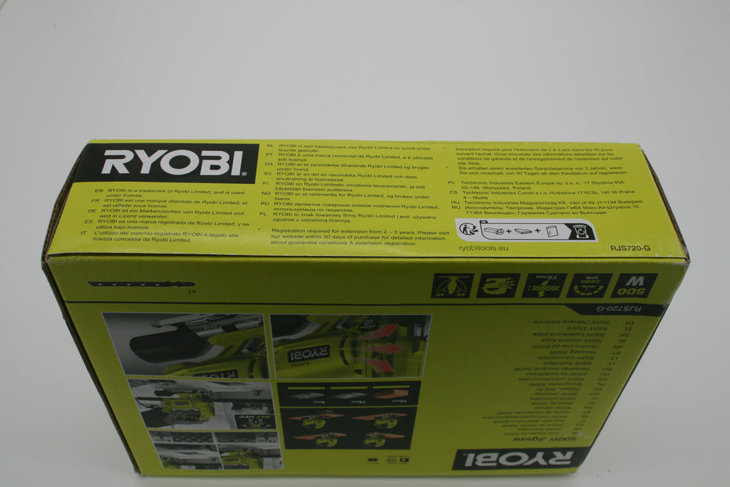 RYOBI RJS720-G Stichsäge 500W 3000 Hub/min 72mm kabelgebunden – Neu