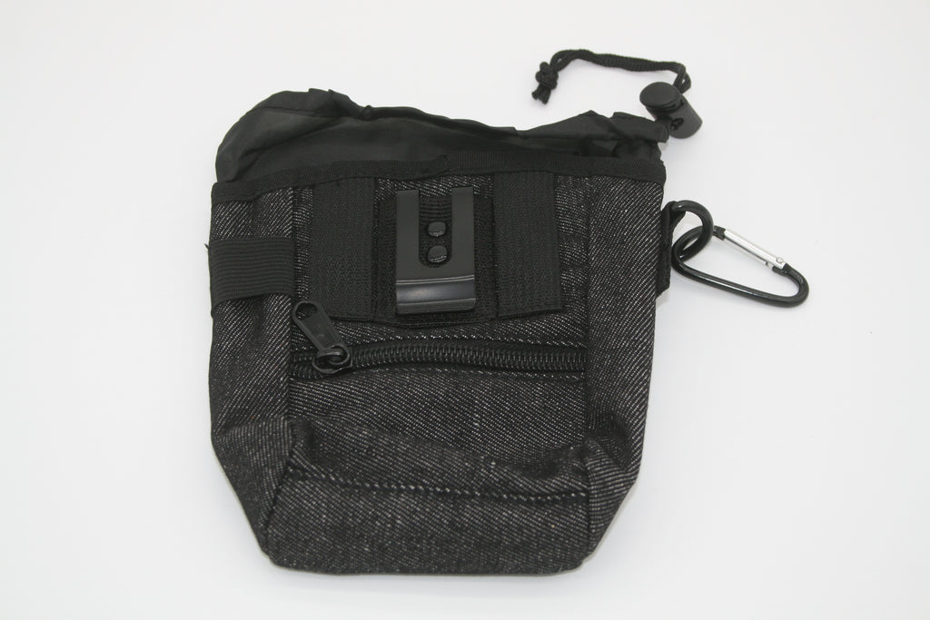 Hunde Leckerlibeutel mit Kotbeutelspender Gürteltasche Trainingstasche Schwarz – Neu