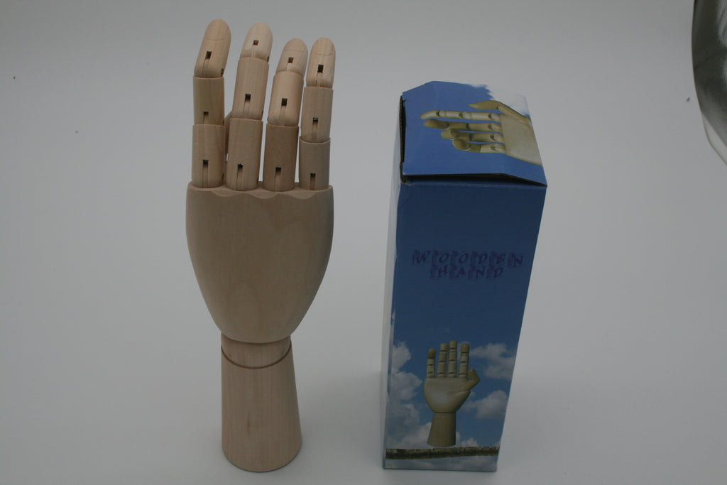 Holzhand Modellhand 30 cm beweglich Zeichenhand Künstlerhand Neu OVP