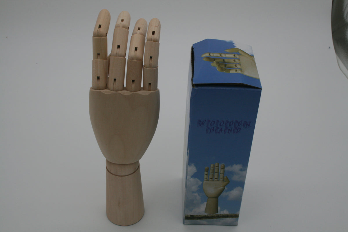 Holzhand Modellhand 30 cm beweglich Zeichenhand Künstlerhand Neu OVP