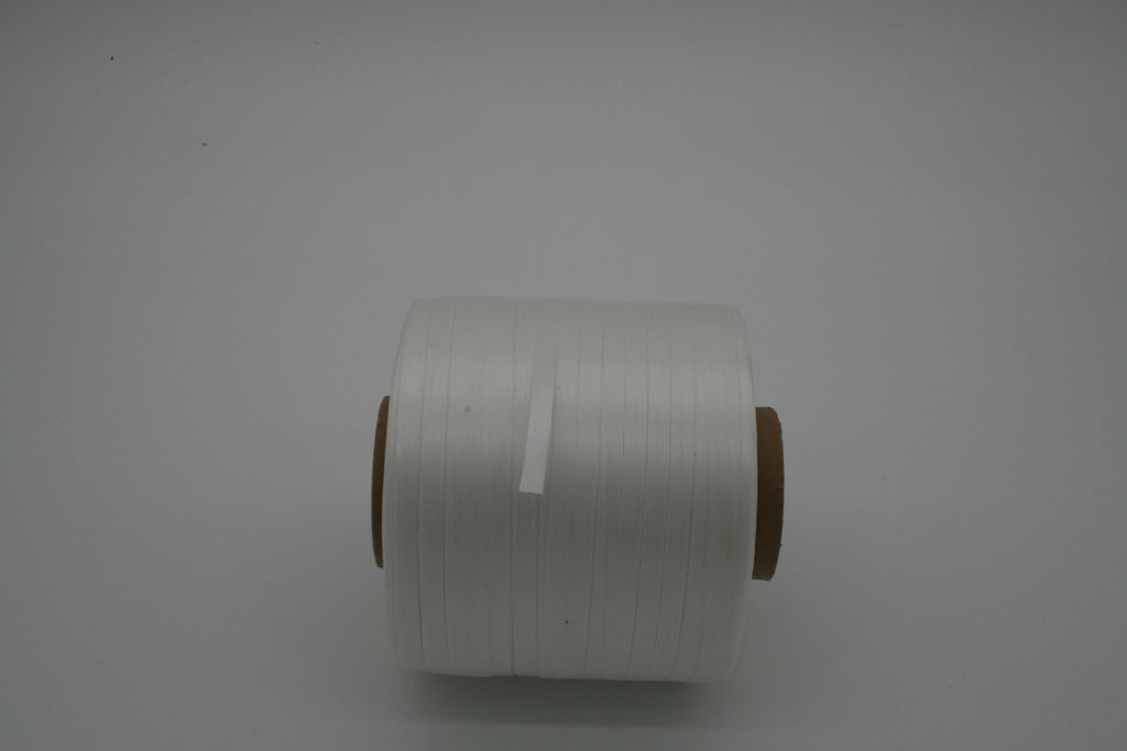 Umreifungsband 8 mm Weiß Kunststoffband Verpackungsband Rolle ca. 2,15 kg