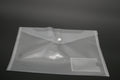 10x A4 Dokumententaschen transparent Druckknopf Dokumentenmappe H&S