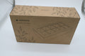 Navaris Teebox Bambus 10 Fächer 36x20x9cm Teebeutelbox mit Sichtfenster