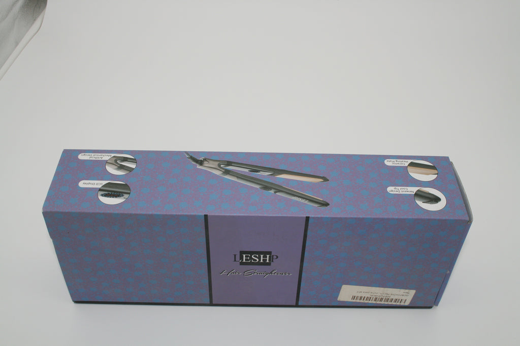 LESHP SH08 Haarglätter Glätteisen LCD Keramik 180-230°C 35-45W Schwarz