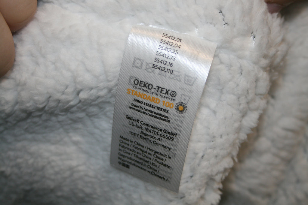 Homelevel Kids Sherpa Oversize-Hoodie – Anthrazit – One Size – Neu