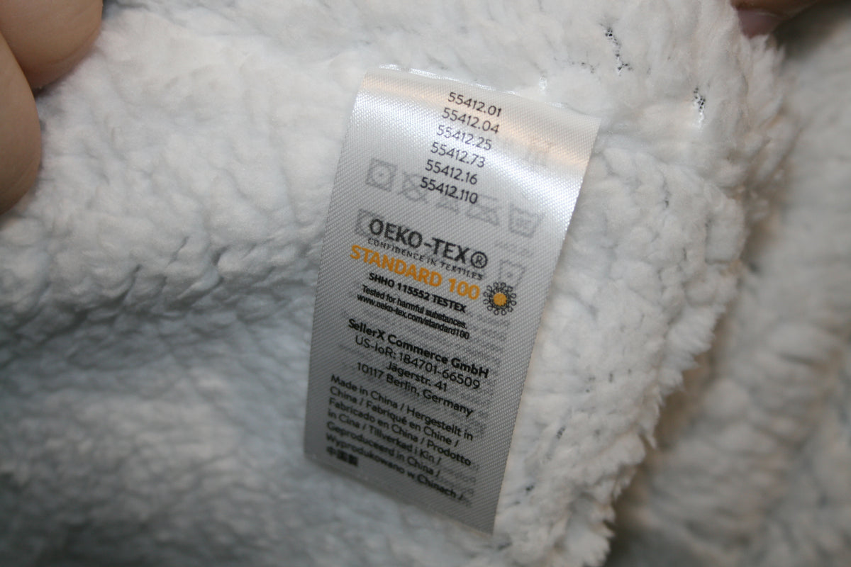 Homelevel Kids Sherpa Oversize-Hoodie – Anthrazit – One Size – Neu