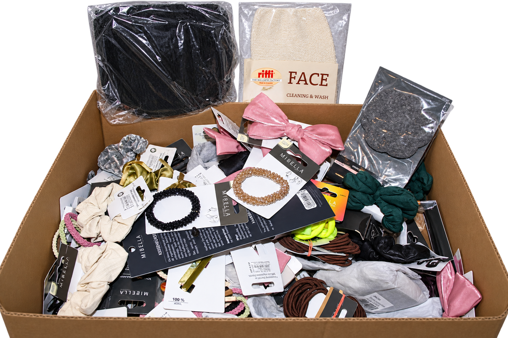 🎁 Haarmode Mystery Paket – 10 verschiedene Artikel