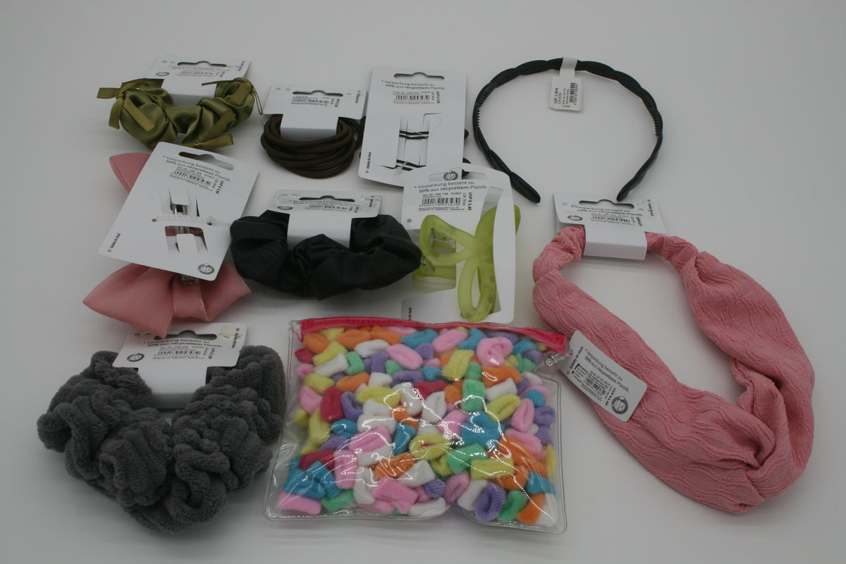 🎁 Haarmode Mystery Paket – 10 verschiedene Artikel