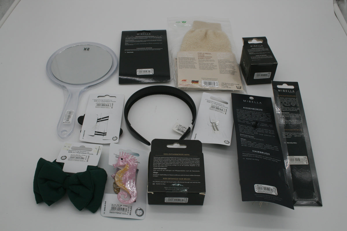 🎁 Haarmode Mystery Paket – 10 verschiedene Artikel