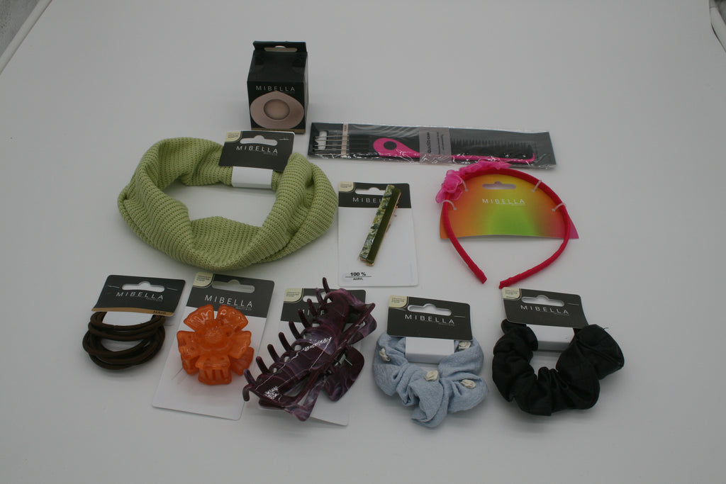 🎁 Haarmode Mystery Paket – 10 verschiedene Artikel
