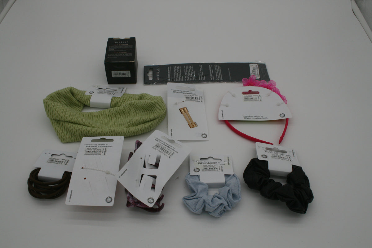 🎁 Haarmode Mystery Paket – 10 verschiedene Artikel