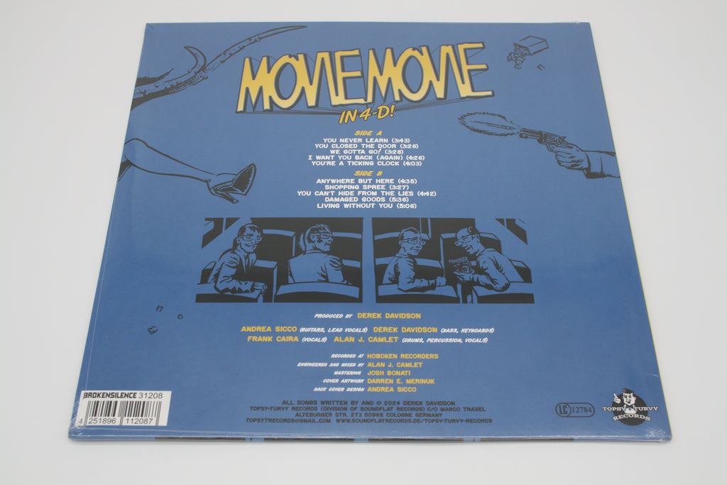 Movie Movie – In 4-D! Vinyl LP 2024 Topsy-Turvy Records NEU SEALED