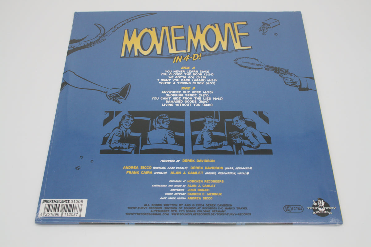 Movie Movie – In 4-D! Vinyl LP 2024 Topsy-Turvy Records NEU SEALED