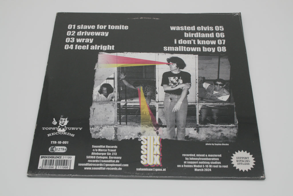 Sux Sux Sux – Sux Sux Sux 10" Vinyl EP 2024 Topsy Turvy NEU OVP