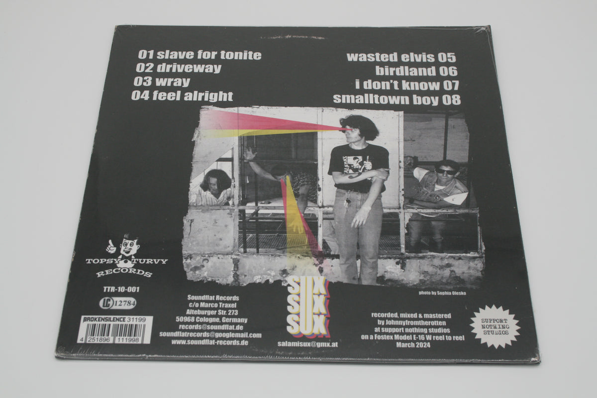 Sux Sux Sux – Sux Sux Sux 10" Vinyl EP 2024 Topsy Turvy NEU OVP