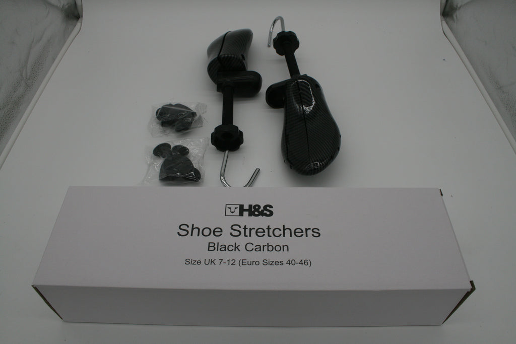 H&S Schuhspanner Schuhdehner Gr. 40-46 Black Carbon 2 Stück NEU OVP