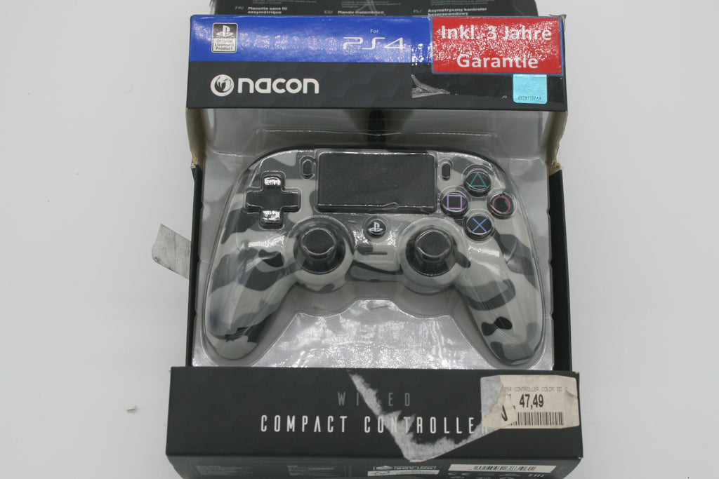NACON Wired Compact Controller PS4 Grey Camo Kabelgebunden Retoure OVP