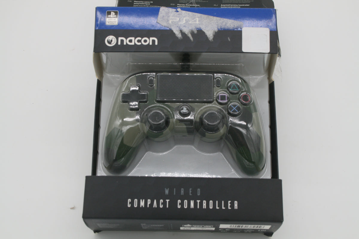 NACON Wired Compact Controller PS4 Green Camo Kabelgebunden Retoure OVP