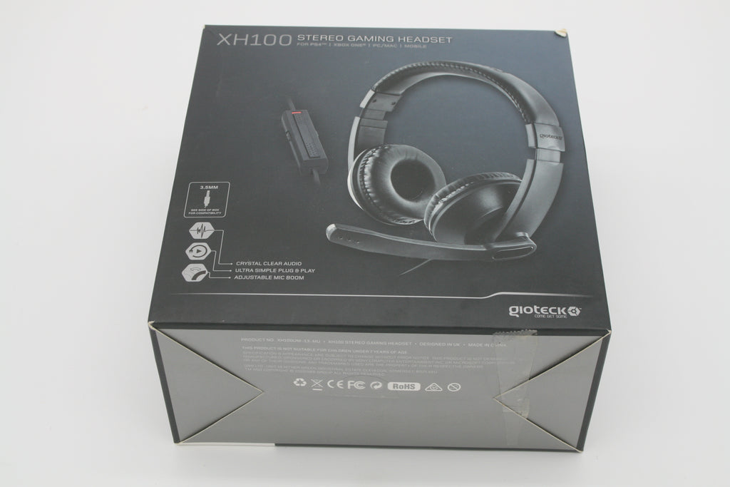 Gioteck XH100 Stereo Gaming Headset 3,5mm PS4 Xbox One PC Retourenware OVP