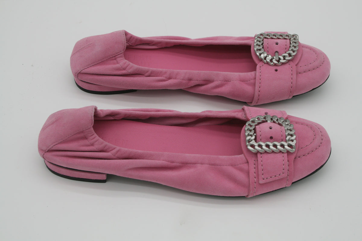 STEFFEN SCHRAUT Damen Ballerinas Pink Gr. 40 – Neuware / B-Ware – mit Schmuck-Schnalle