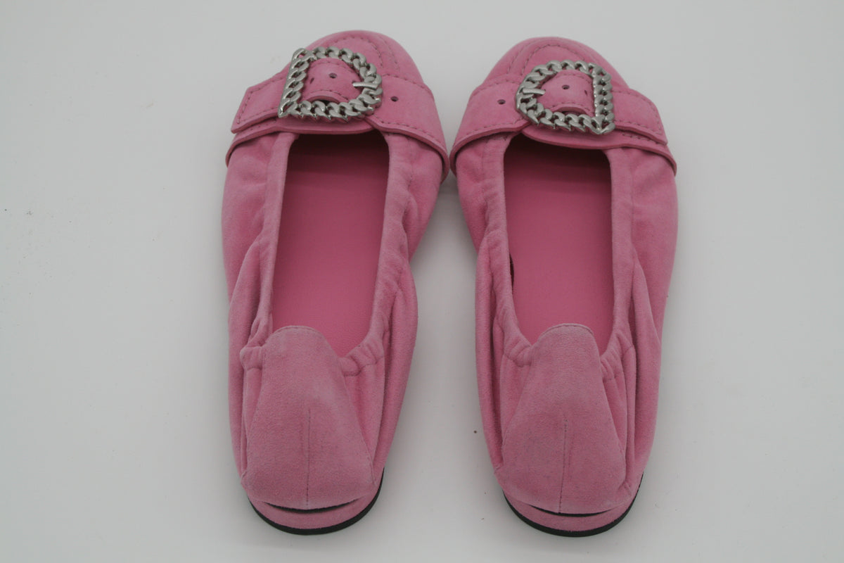 STEFFEN SCHRAUT Damen Ballerinas Pink Gr. 40 – Neuware / B-Ware – mit Schmuck-Schnalle