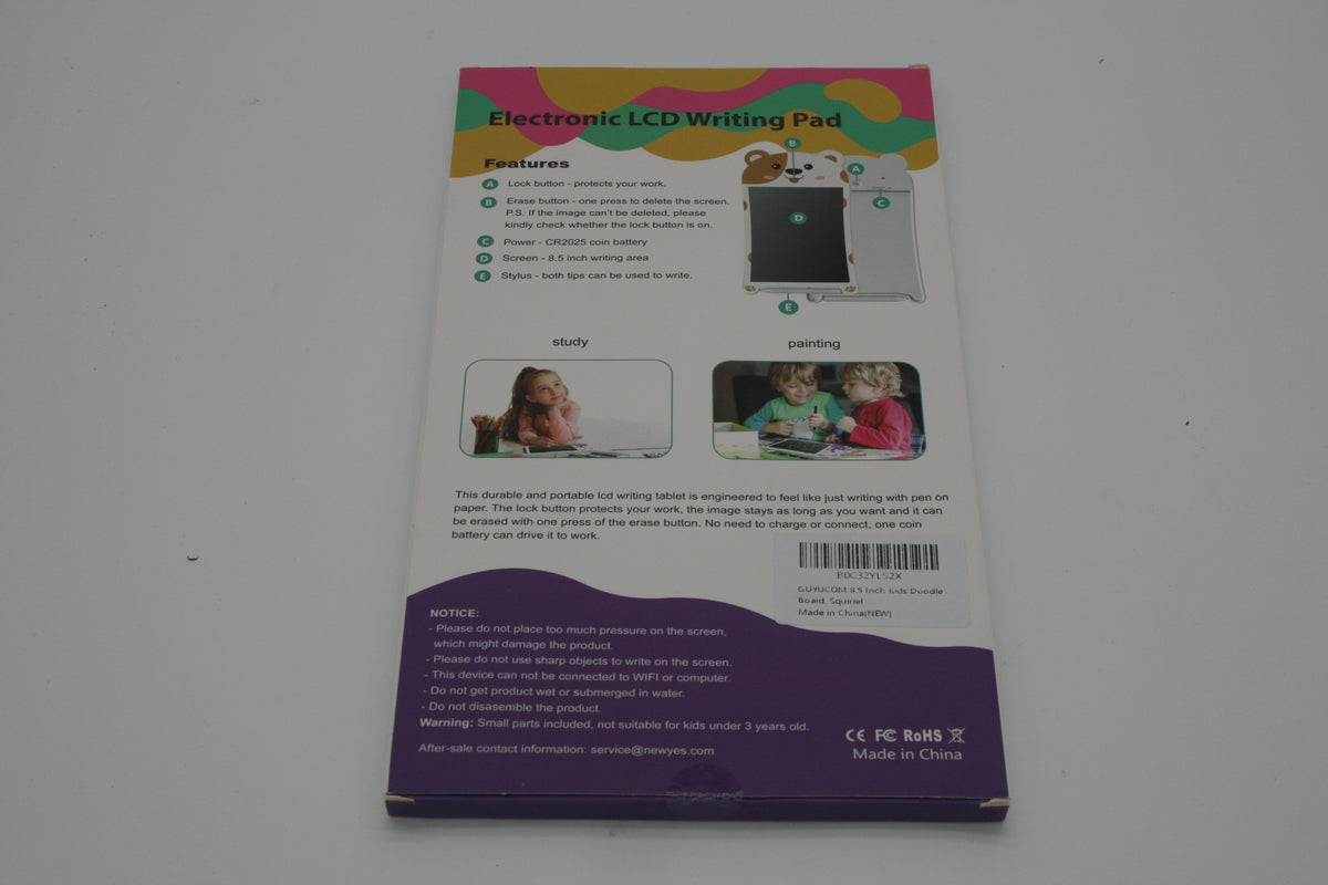 LCD Schreibtablet 8,5 Zoll – Kinder Maltafel mit Stift – Digitales Zeichenbrett – Neuware