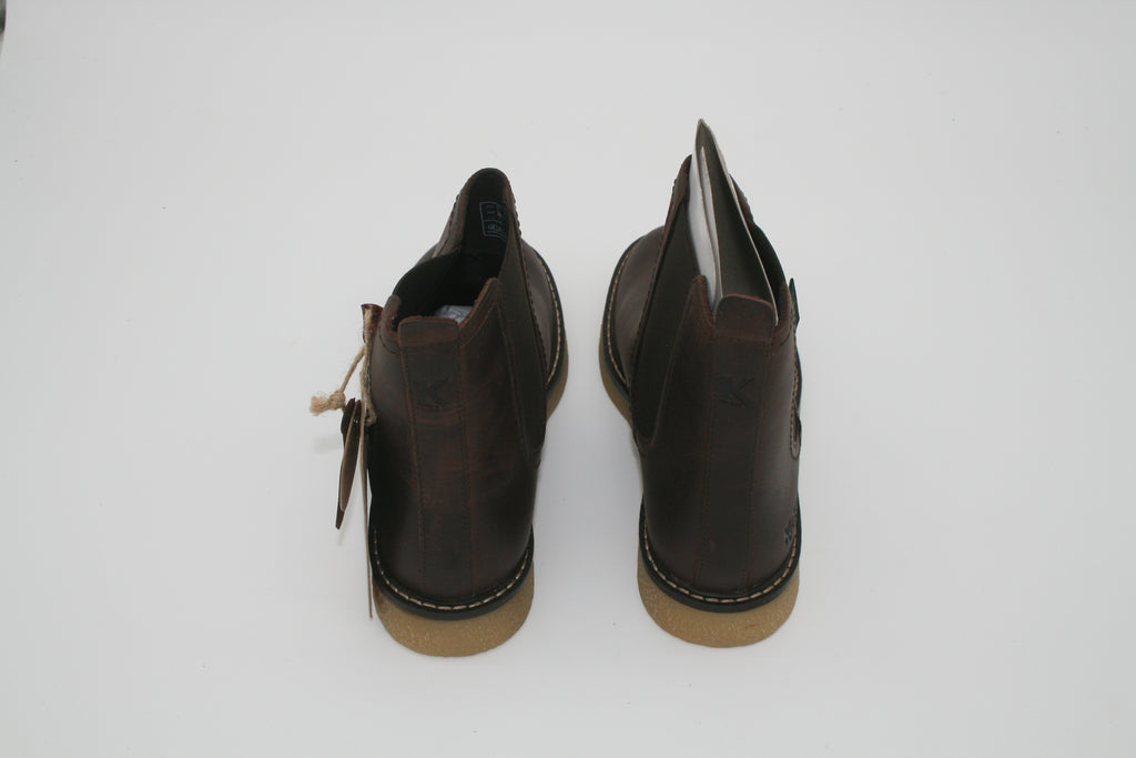 Kickers Kick Lorel Chelsea Boots – Damen Stiefeletten – Gr. 36 – Dunkelbraun – Neuware