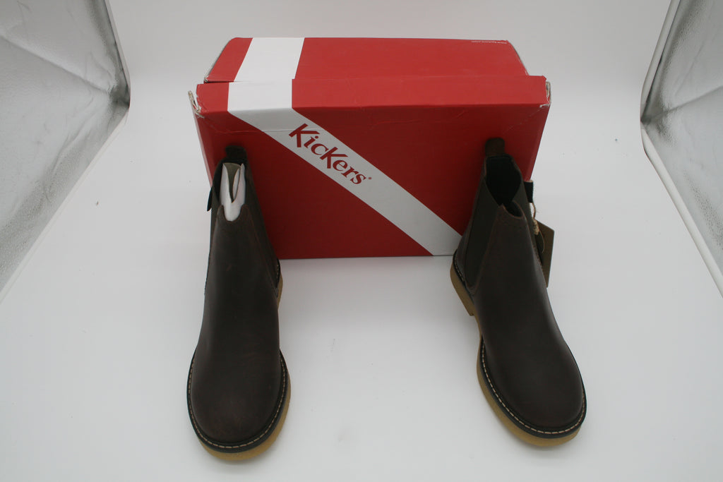 Kickers Kick Lorel Chelsea Boots – Damen Stiefeletten – Gr. 36 – Dunkelbraun – Neuware
