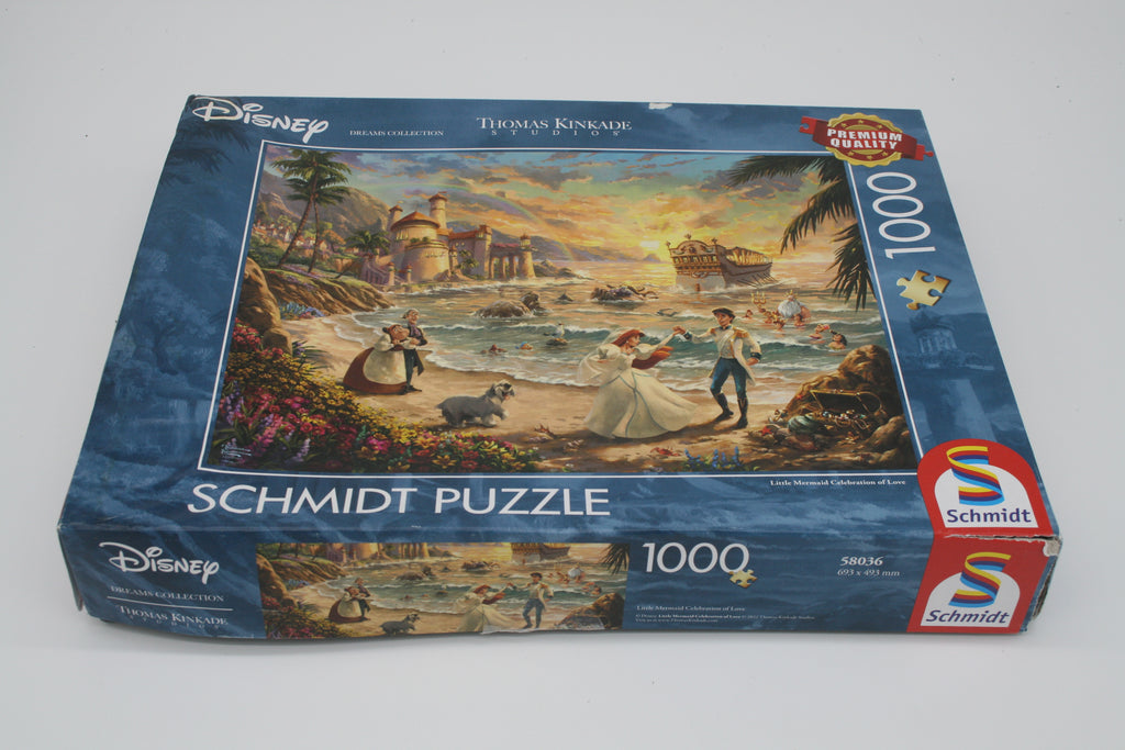 Disney Arielle Schmidt Puzzle 1000 Teile Thomas Kinkade Meerjungfrau 58036