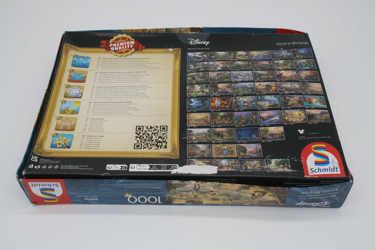 Disney Arielle Schmidt Puzzle 1000 Teile Thomas Kinkade Meerjungfrau 58036