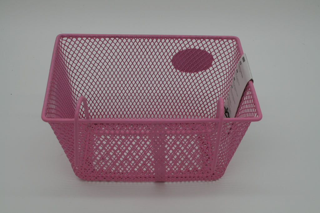 FISCHER Fahrradkorb Kinder Lenkerkorb Rosa Pink Metall 24x17x14 cm NEU  Kopieren