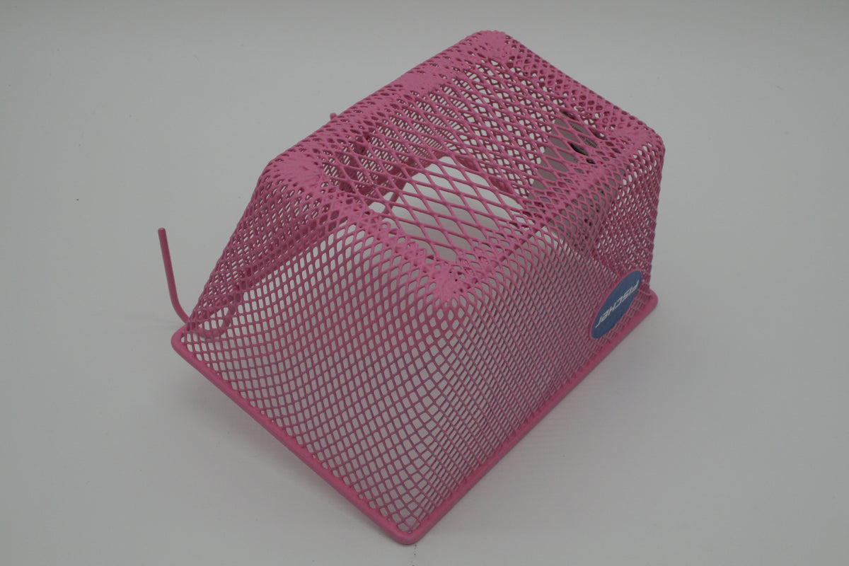 FISCHER Fahrradkorb Kinder Lenkerkorb Rosa Pink Metall 24x17x14 cm NEU  Kopieren