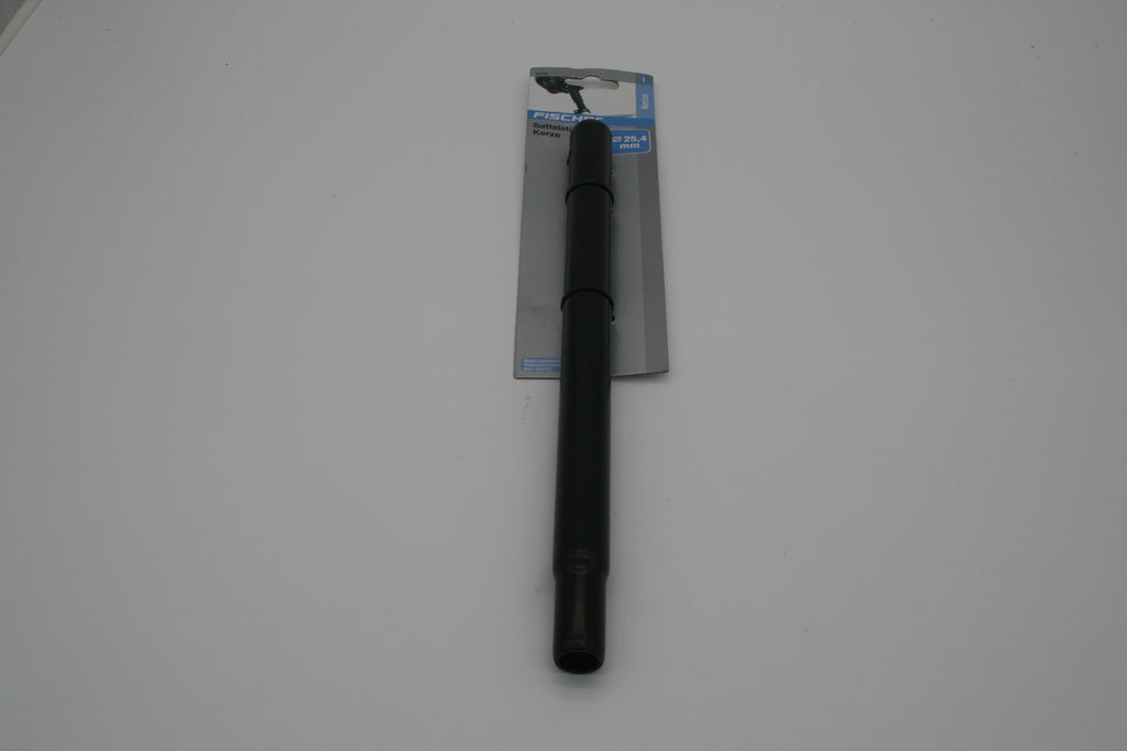 FISCHER Sattelstütze Kerze 25,4 mm 350 mm Fahrrad Sattelrohr Schwarz Neu