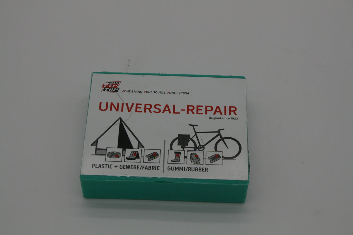 REMA TIP TOP Universal Reparaturset Flickzeug Fahrrad Gummi Zelt Schlauch Neu