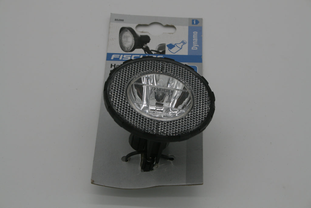 FISCHER Halogen Fahrrad Scheinwerfer 10 Lux Dynamo Frontlicht 85288 Neu