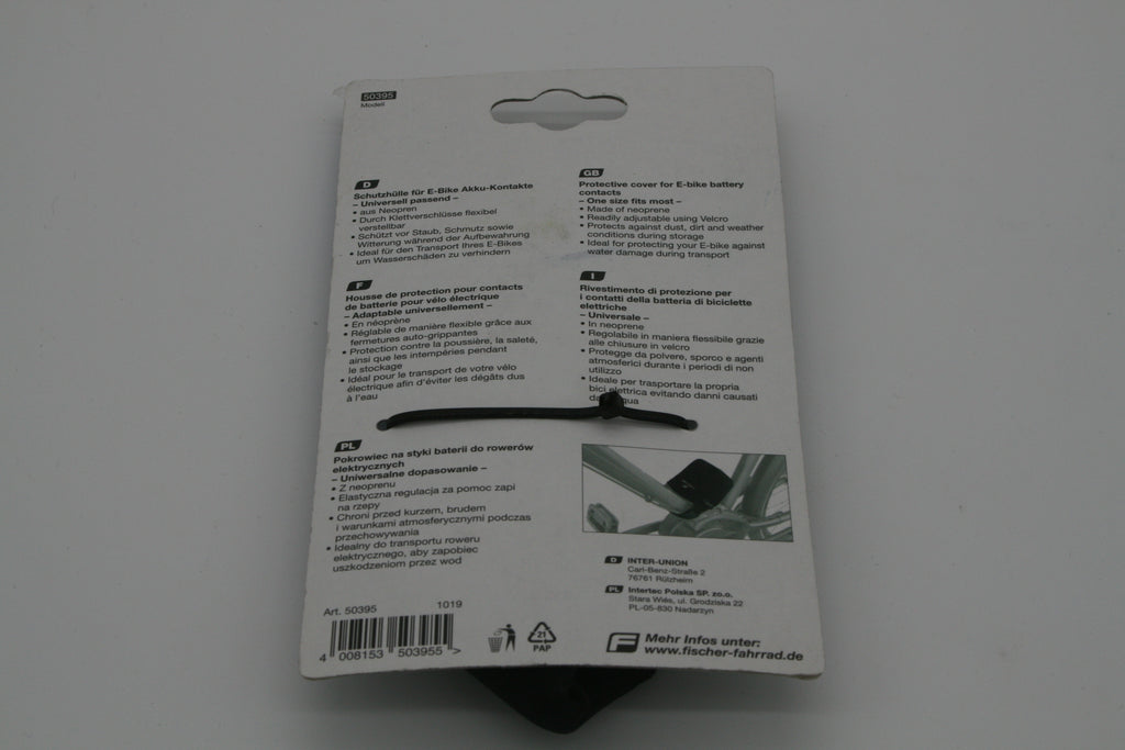 FISCHER E-Bike Akku Kontaktschutz Schutzhülle Neopren Universal 50395 NEU